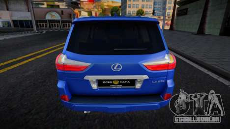 Lexus LX 570 (Bas) para GTA San Andreas