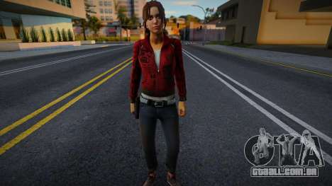 Zoe (Maroon) de Left 4 Dead para GTA San Andreas