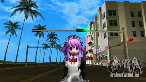 Neptune (Maid) from Hyperdimension Neptunia para GTA Vice City