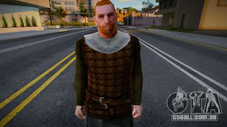 Homem barbudo em uma fantasia medieval para GTA San Andreas