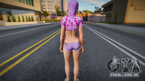 DOAXVV Ayane - Loco Moco Vacation para GTA San Andreas