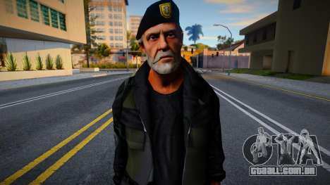 Bill (O Guerreiro) de Left 4 Dead para GTA San Andreas