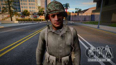 Soldado Americano de CoD WaW v4 para GTA San Andreas