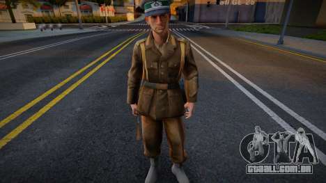 Oficial Alemão (África) de Call of Duty 2 para GTA San Andreas