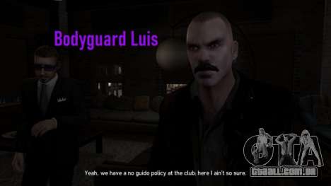 Bodyguard Luis para GTA 4