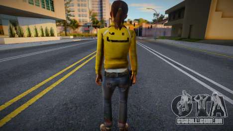 Zoe (Smiley) de Left 4 Dead para GTA San Andreas