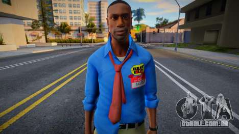 Louis de Left 4 Dead (BestBuy Employee) para GTA San Andreas