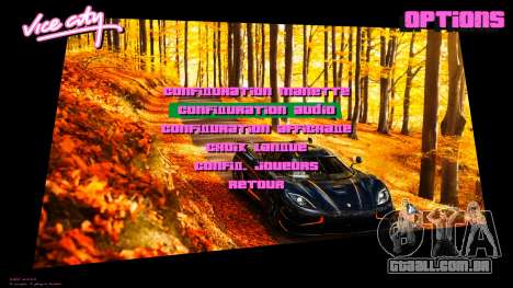 Koenigsegg Agera R HD Background para GTA Vice City