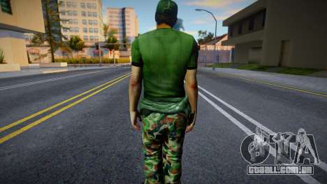 Ellis (Uniforme Militar) de Left 4 Dead 2 para GTA San Andreas