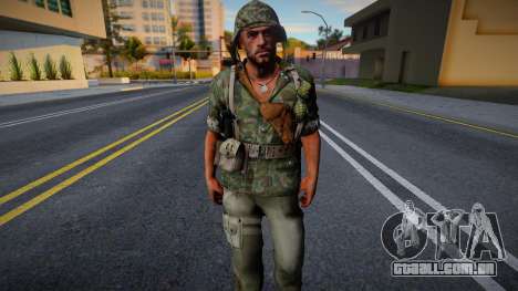 Soldado Americano de CoD WaW v11 para GTA San Andreas