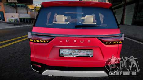Lexus LX600 2022 (Diamond) para GTA San Andreas