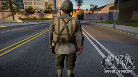 Soldado Americano de CoD WaW v4 para GTA San Andreas