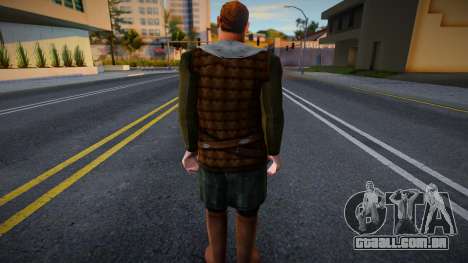 Homem barbudo em uma fantasia medieval para GTA San Andreas