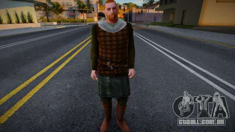 Homem barbudo em uma fantasia medieval para GTA San Andreas