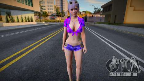 DOAXVV Fiona - Loco Moco Vacation para GTA San Andreas