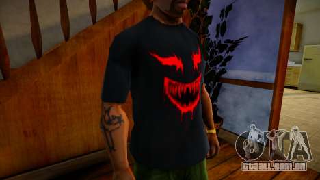 Devils Smile T-Shirt para GTA San Andreas