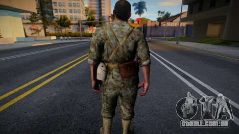 Soldado Americano de CoD WaW v15 para GTA San Andreas