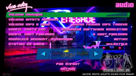 Retrowave Renegade Menu para GTA Vice City