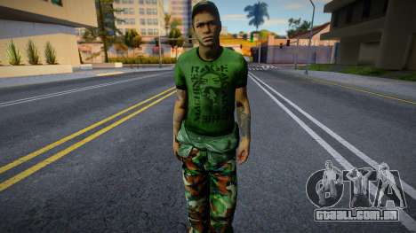 Ellis (Uniforme Militar) de Left 4 Dead 2 para GTA San Andreas