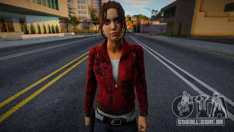Zoe (Maroon) de Left 4 Dead para GTA San Andreas