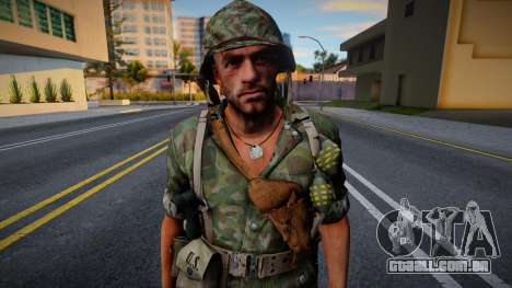 Soldado Americano de CoD WaW v11 para GTA San Andreas
