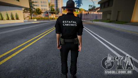 Policial mexicano da Rodovia Estadual para GTA San Andreas