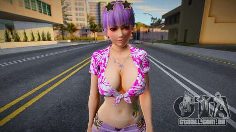 DOAXVV Ayane - Loco Moco Vacation para GTA San Andreas