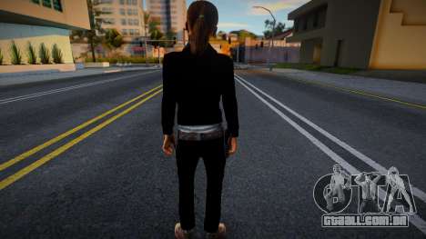 Zoe (Couro Negro) de Left 4 Dead para GTA San Andreas