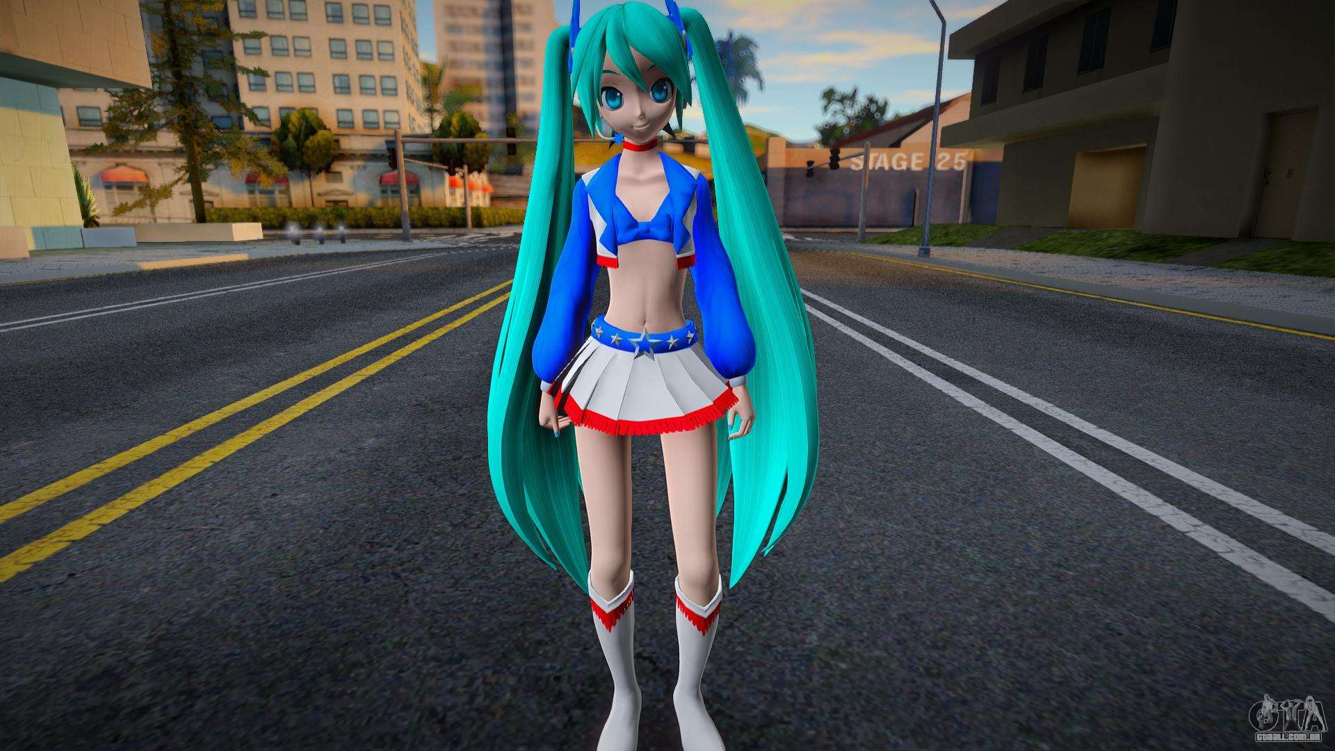 Pdft Hatsune Miku Americana Para Gta San Andreas