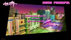 Tela de carregamento de GTA The Definitive Edition para GTA Vice City