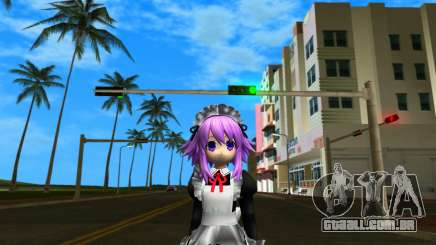 Neptune (Maid) from Hyperdimension Neptunia para GTA Vice City