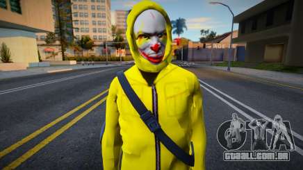 Criminoso dos Todos os Criminosos ambientado em Free Fire 2 para GTA San Andreas