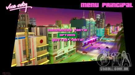 Tela de carregamento de GTA The Definitive Edition para GTA Vice City