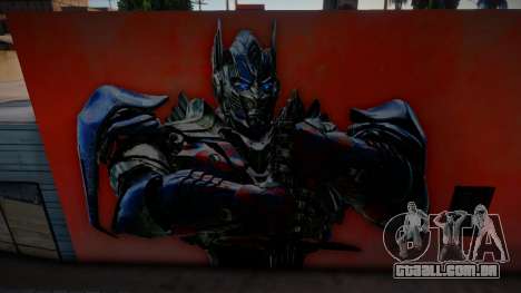 Optimus Prime TF5 Murals v2 para GTA San Andreas