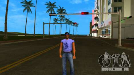 Tommy em roupa de gângster haitiano para GTA Vice City