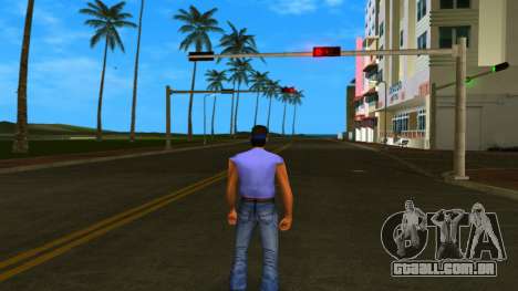 Tommy em roupa de gângster haitiano para GTA Vice City