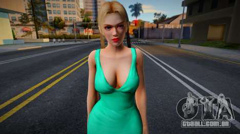 Rachel Slutty Dress para GTA San Andreas