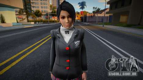 Momiji Winter School Uniform para GTA San Andreas