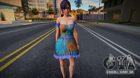 DOAXVV Nagisa - Naked Summer Dress para GTA San Andreas