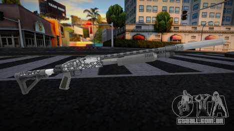 Pump Shotgun (Bones Finish) v2 para GTA San Andreas
