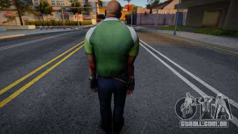 Treinador (Camisa Verde) de Left 4 Dead 2 para GTA San Andreas