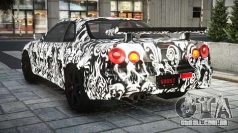 Nissan Skyline GT-R BNR34 S11 para GTA 4