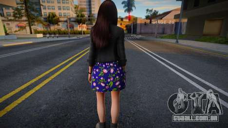 DOA Naotora Li - Jacket Dress Flower v1 para GTA San Andreas