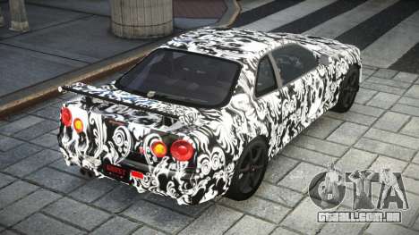 Nissan Skyline GT-R BNR34 S11 para GTA 4