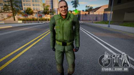 Captain Vance from Half-Life 2 Beta para GTA San Andreas