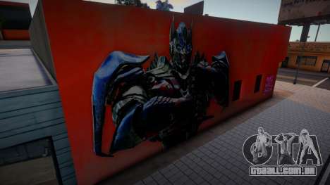 Optimus Prime TF5 Murals v2 para GTA San Andreas