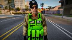 Policial da PNB ANTIGUA V1 para GTA San Andreas