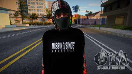 Personagem em roupa desaparecida desde quinta-feira para GTA San Andreas