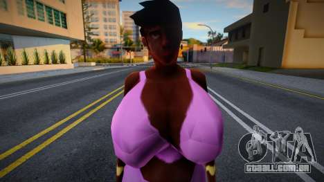 Thicc Female Mod - Gym Outfit para GTA San Andreas