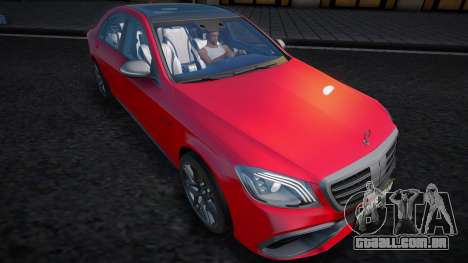 Mercedes-Benz S63 AMG (Holiday) para GTA San Andreas